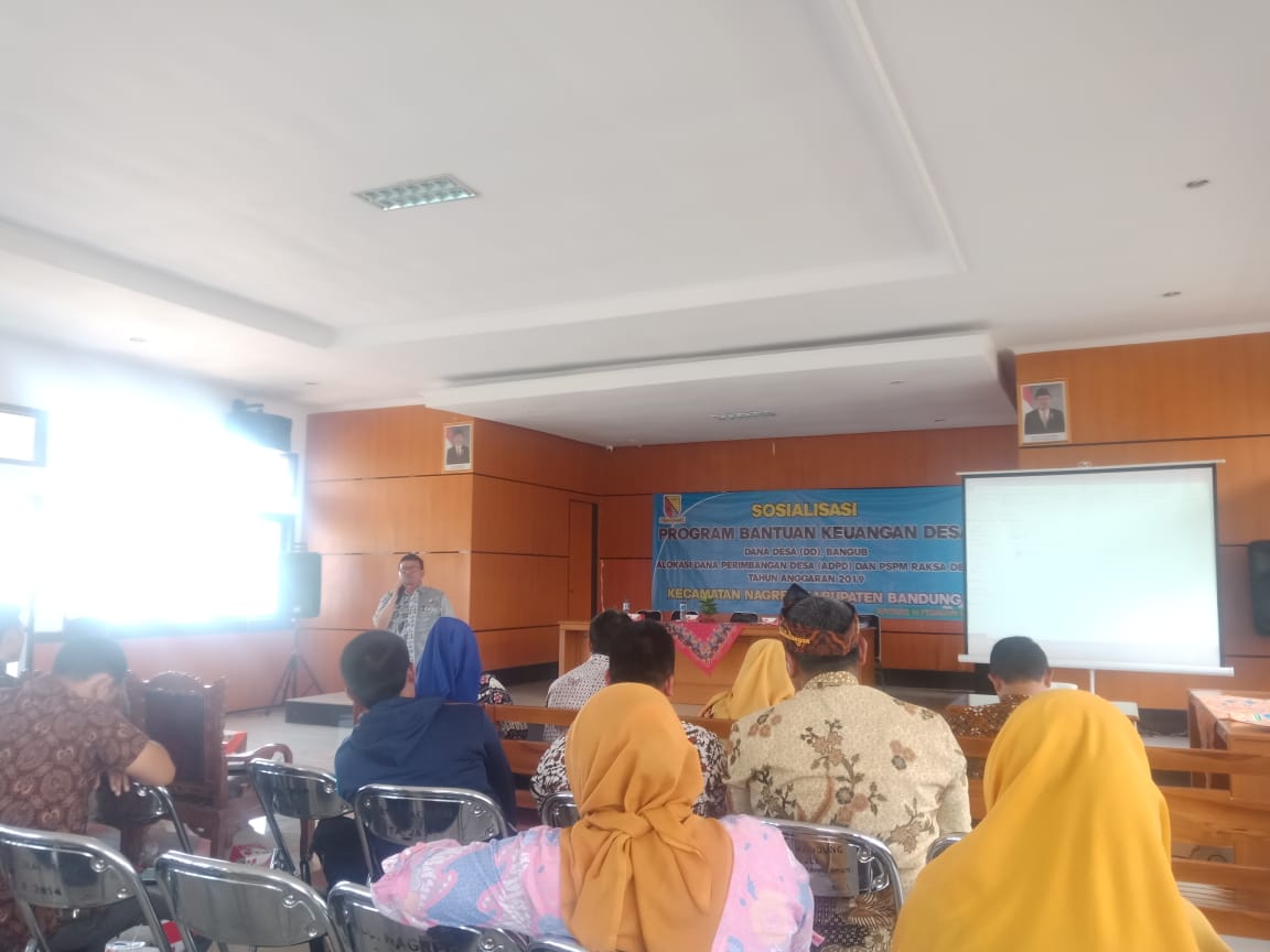 Sosialisasi Bantuan Keuangan Tahun 2019