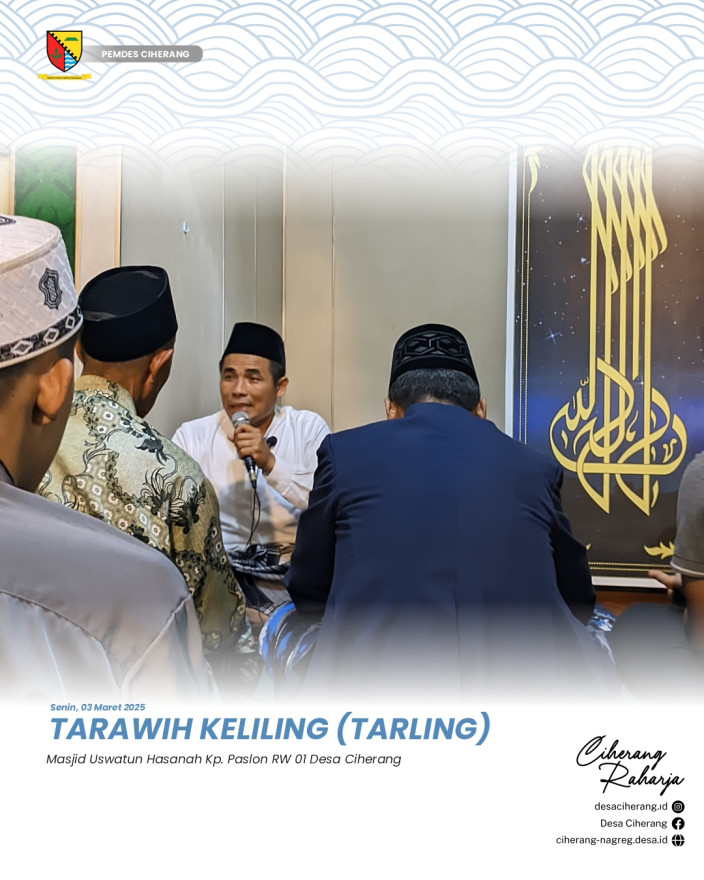 KEGIATAN TARAWIH KELILING : MASJID USWATUN HASANAH KP. PASLON RW 01