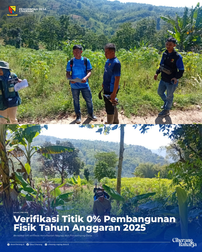 Verifikasi Titik 0 Pembangunan Fisik Tahun Anggaran 2025
